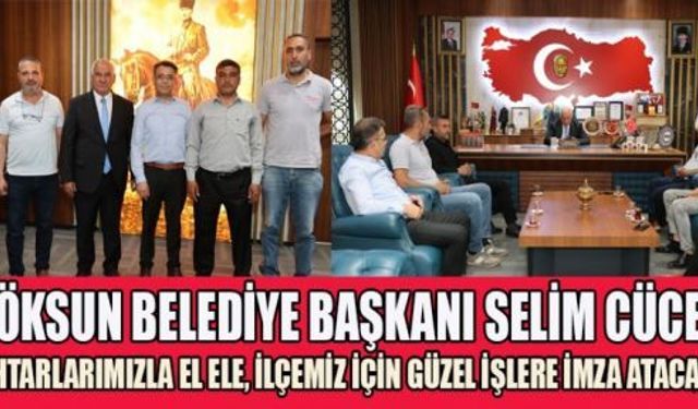 BAŞKAN CÜCE: “MUHTARLARIMIZLA OMUZ OMUZA HİZMET EDİYORUZ”