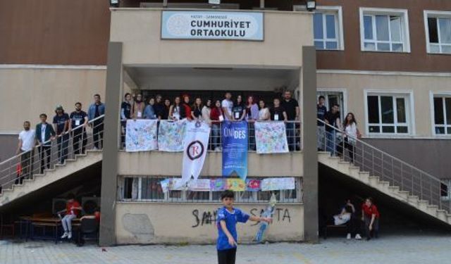 KSÜ’LÜ ÖĞRENCİLERİ HATAY SAMANDAĞ EĞİTİM ATÖLYESİNDE