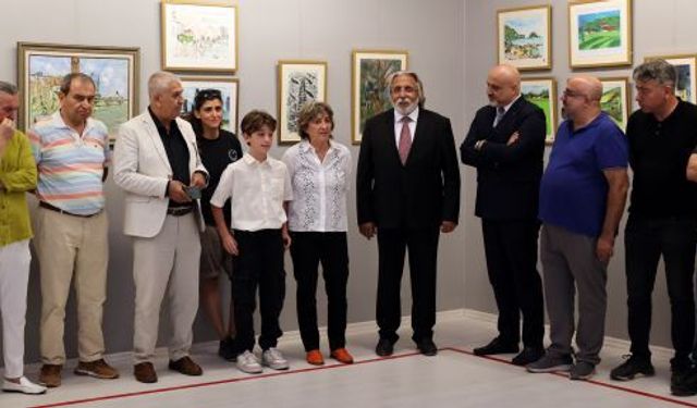 SANKO SANAT GALERİSİNDE ANNEANNE- TORUN SERGİSİ