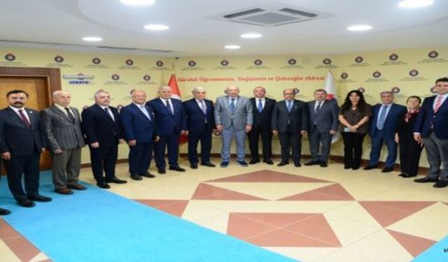 AZERBAYCAN HEYETİNDEN KSÜ REKTÖRÜ YASIM’A ZİYARET