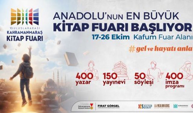 KİTAP FUARI ZİYARETÇİLERİ İÇİN GÜN SAYIYOR