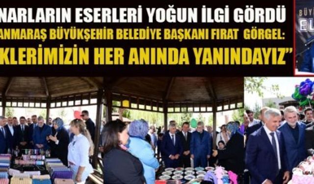 ULU ÇINARLARIN EL EMEĞİ GÖZ NURLARI İLGİ TOPLADI