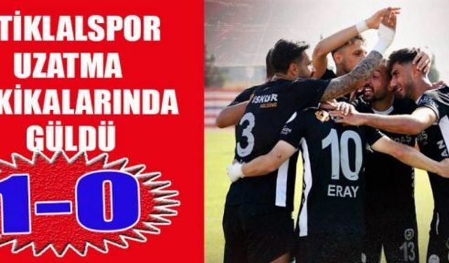 İSTİKLALSPOR, UZATMALARDA GÜLDÜ