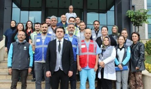 SULAR AKADEMİ HAST.’NDE GERÇEĞİNİ ARATMAYAN AFET TATBİKATI