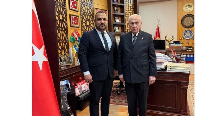 ŞAHİNKANAT’TAN LİDERİ BAHÇELİ’YE ZİYARET