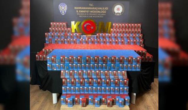 3,5 MİLYONLUK KAÇAK CEP TELEFONU ELE GEÇTİ