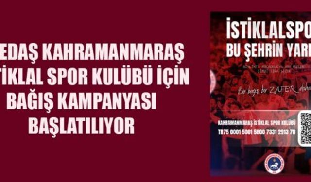 İSTİKLALSPOR’A DESTEK KAMPANYASI