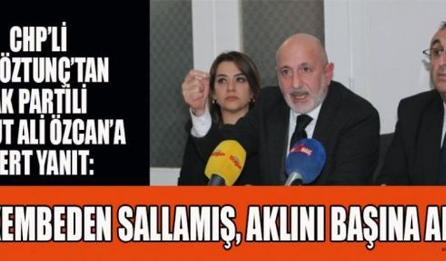 ÖZTUNÇ: BENİ ARAŞTIRMACI GAZETECİLİĞE DÖNDÜRME