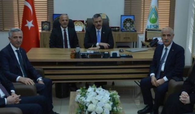 BAKAN ÇİFTÇİ: AFŞİN’LE GÖNÜL BAĞIMIZ VAR