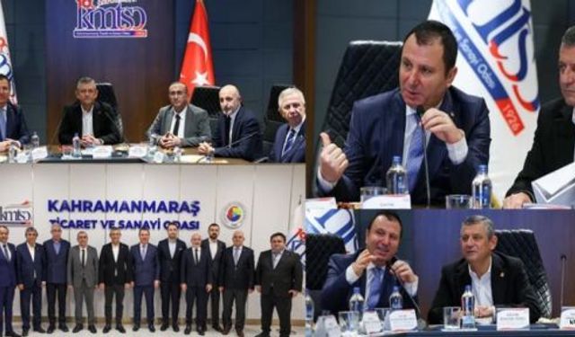 CHP GENEL BAŞKANI ÖZEL’DEN KMTSO’YA ZİYARET