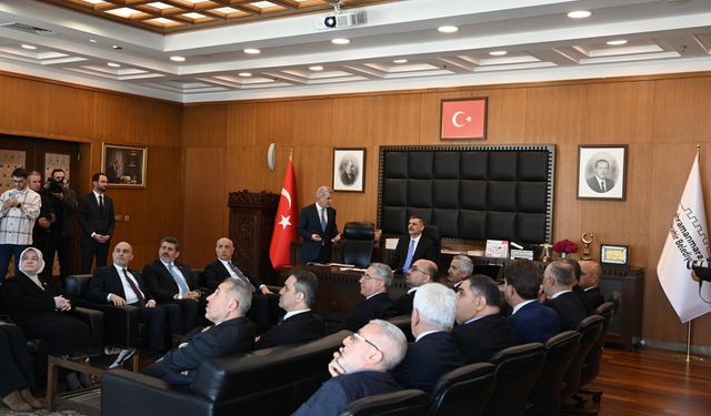 İÇİŞLERİ BAKANI ÇİFTÇİ’Yİ BAŞKAN GÖRGEL AĞIRLADI