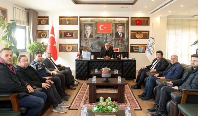 KMS BAŞKANI CEYHAN’DAN BAŞKAN AKPINAR’A ZİYARET