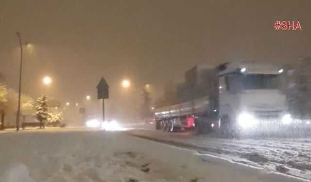 KUZEY İLÇELERİNDE KAR YAĞIŞI