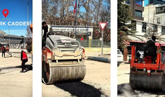 ELBİSTAN’DA ALTYAPI SONRASI BOZULAN YOLLARDA ÇALIŞMA