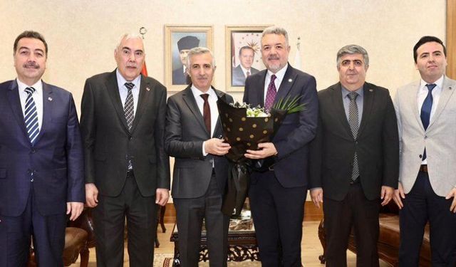 BAŞKAN KALIN’DAN VALİ ÜNLÜER’E MUHASEBE HAFTASI ZİYARETİ