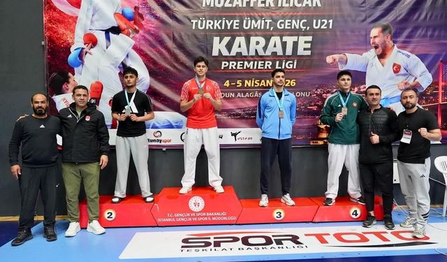 MARAŞLI KARATECİNİN TÜRKİYE 2’NCİLİĞİ