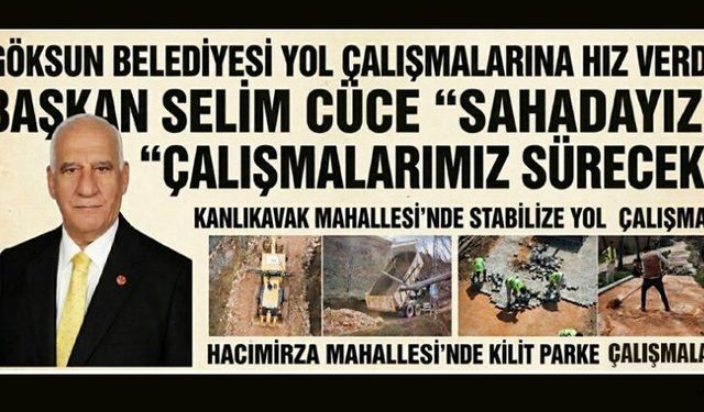 BAŞKAN CÜCE; HER DAİM SAHADAYIZ!