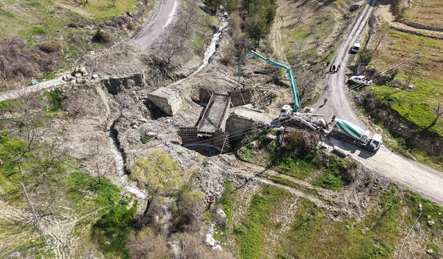 BERTİZ’İN ULAŞIMINI İYİLEŞTİRECEK KÖPRÜ
