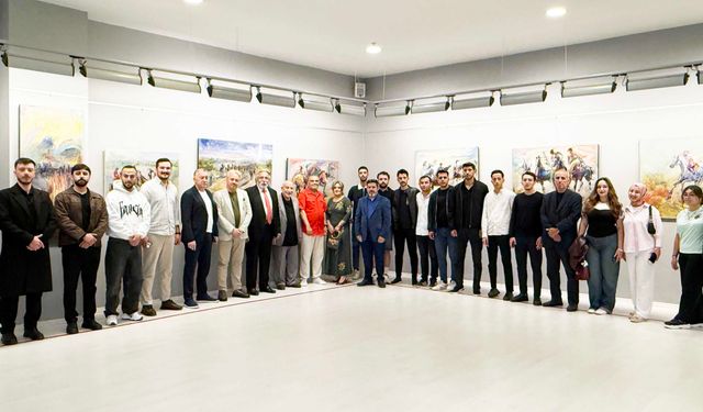 AZERBAYCANLI RESSAM VAHİD NOVRUZOV, SANKO SANAT GALERİSİ’NDE