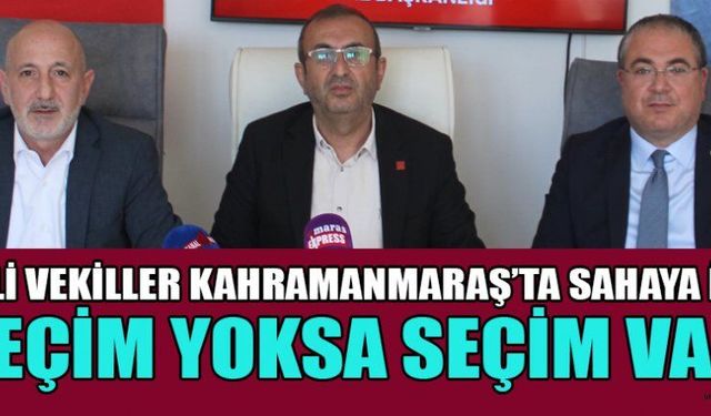 CHP’Lİ VEKİLLER EVRİM KARAKOZ VE ALİ ÖZTUNÇ: “81 İLDE SAHADAYIZ”