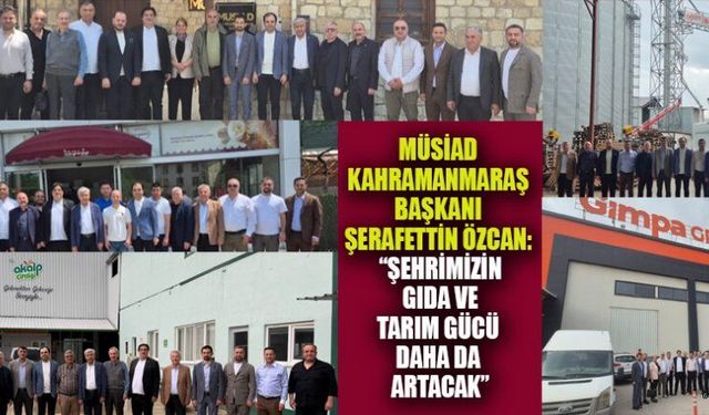 “TARIM VE GIDADA GÜÇLÜ BİR GELECEĞE SAHİBİZ”