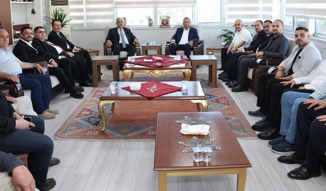 KMTSO’DAN BAŞKAN KUYBU’YA HAYIRLI OLSUN ZİYARETİ