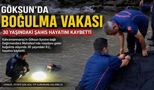 SUYA GİRDİ, BOĞULDU