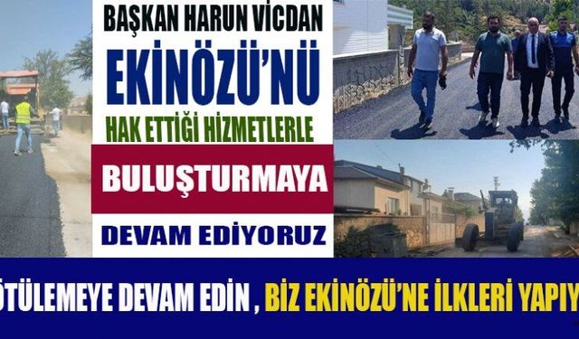 BAŞKAN VİCDAN: VERDİĞİMİZ SÖZLERİ BİR BİR YERİNE GETİRİYORUZ