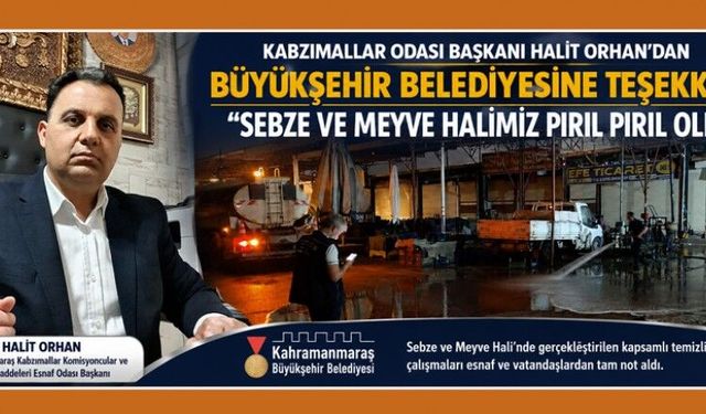 BAŞKAN HALİT ORHAN’DAN BAŞKAN GÖRGEL’E TEŞEKKÜR