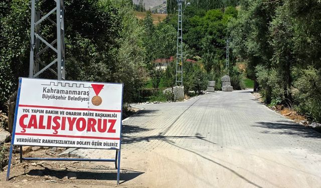 GÖKSUN KIRSALINDA ULAŞIM KONFORUNU YÜKSELTİYOR
