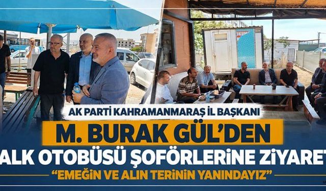 BAŞKAN M. BURAK GÜL: ŞEHRİMİZİN YÜKÜNÜ OMUZLAYAN EMEKÇİLERİMİZİN YANINDAYIZ