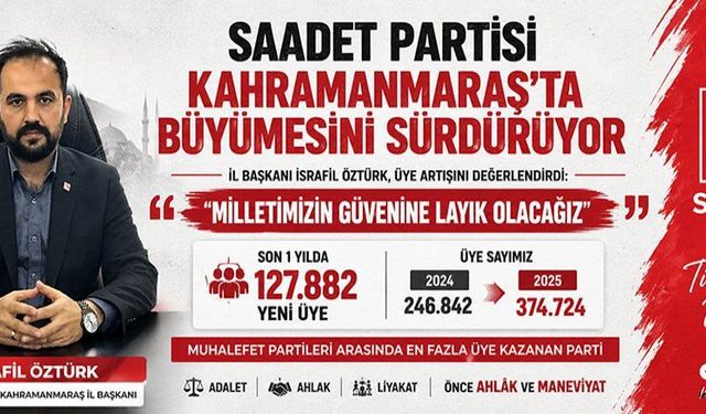 İL BAŞKAN ÖZTÜRK: MİLLETİMİZİN GÜVENİNE LAYIK OLACAĞIZ