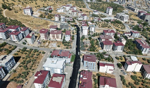 BALLICA MAH.DE ASFALT MESAİSİ