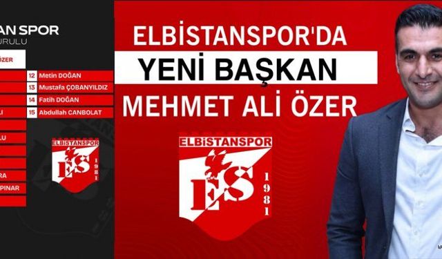 ELBİSTANSPOR’DA NÖBET DEĞİŞİMİ