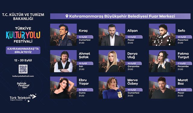 KÜLTÜR YOLU FESTİVALİ BAŞLIYOR!
