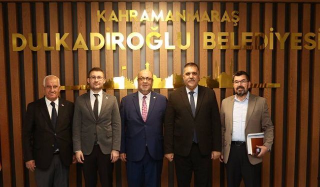 DULKADİROĞLU, GÖKSUN, TÜRKOĞLU VE Ç.CERİT BAŞKANLARI BİR ARAYA GELDİ