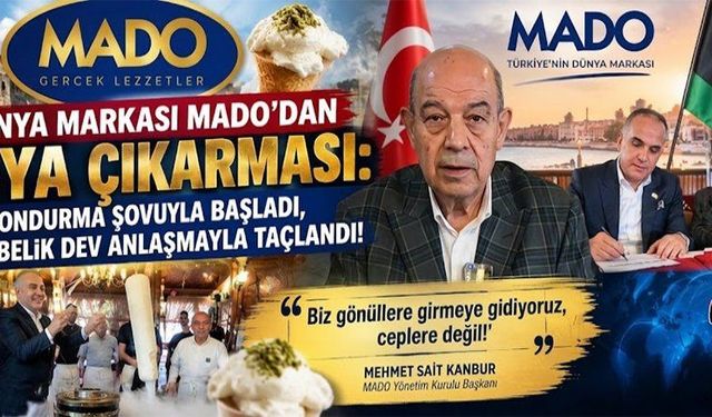 DÜNYA MARKASI MADO LİBYA’DA VE TARİHİ İMZA!