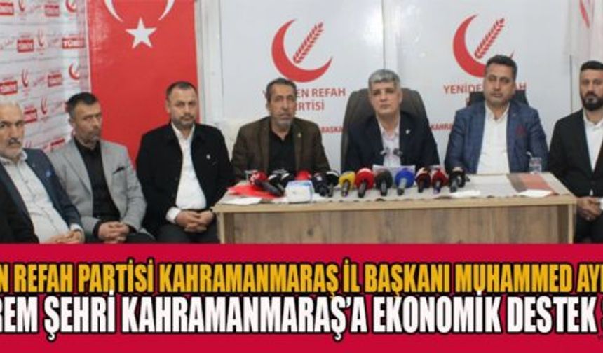 YRP İL BAŞKANI AYDOĞAR, “GEÇİM SIKINTISI OLMALI”