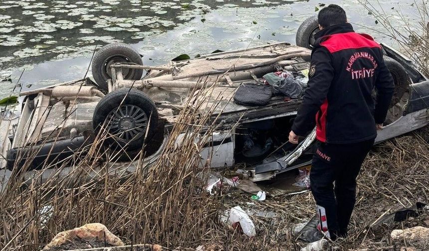 SUYA DÜŞEN OTOMOBİLDE: SÜRÜCÜ (78) ÖLDÜ