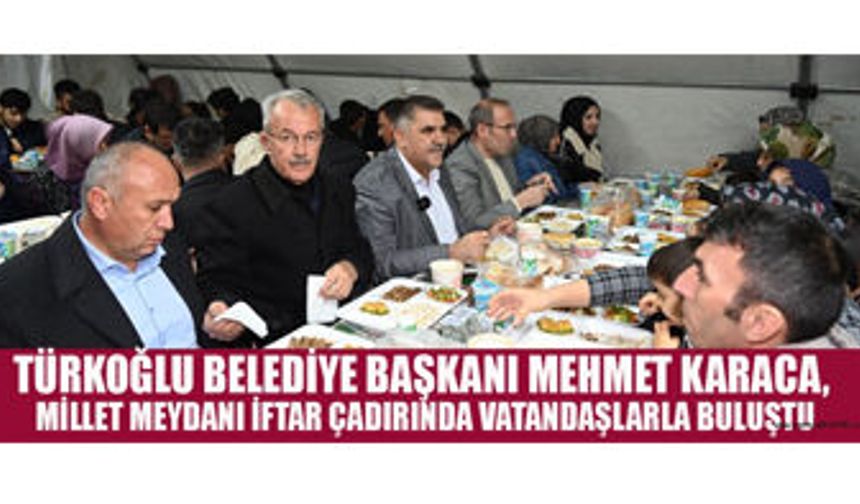 KARACA, GÖNÜLLER BİR, SOFRALAR BİR OLDU