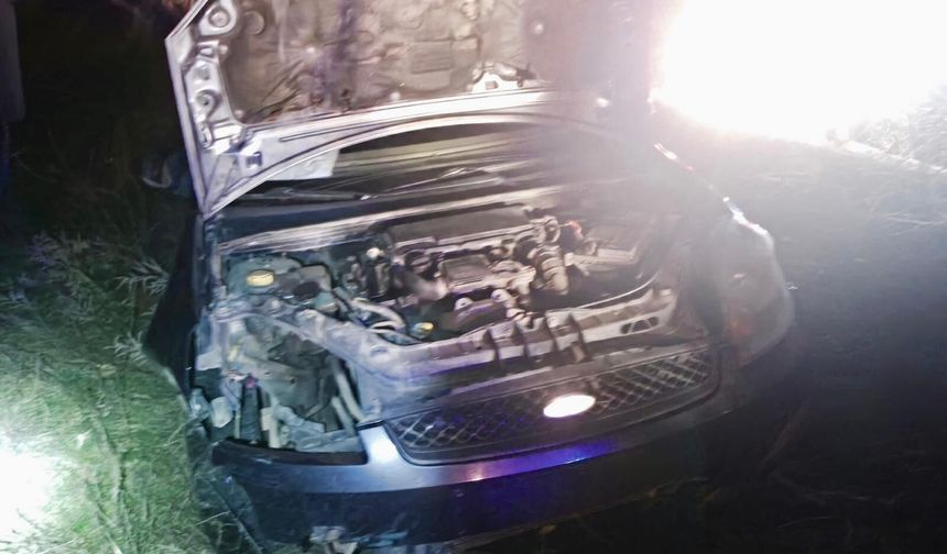 AFŞİN’DE TRAFİK KAZASI: 2 YARALI