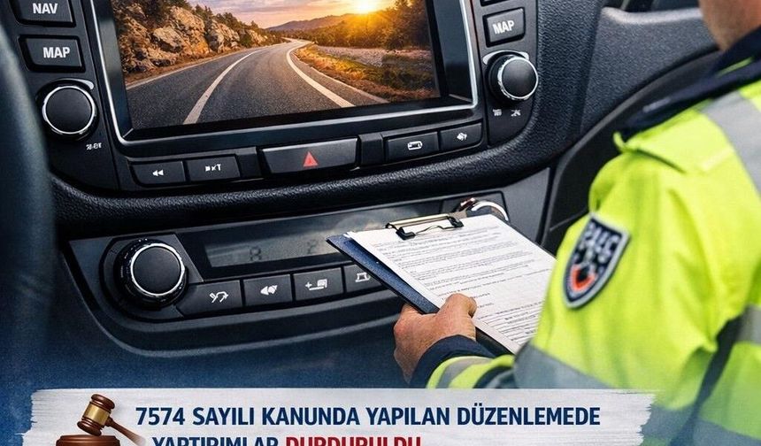 ARAÇ İÇİ GÖRÜNTÜ CİHAZINA KESİLEN CEZAYA İPTAL