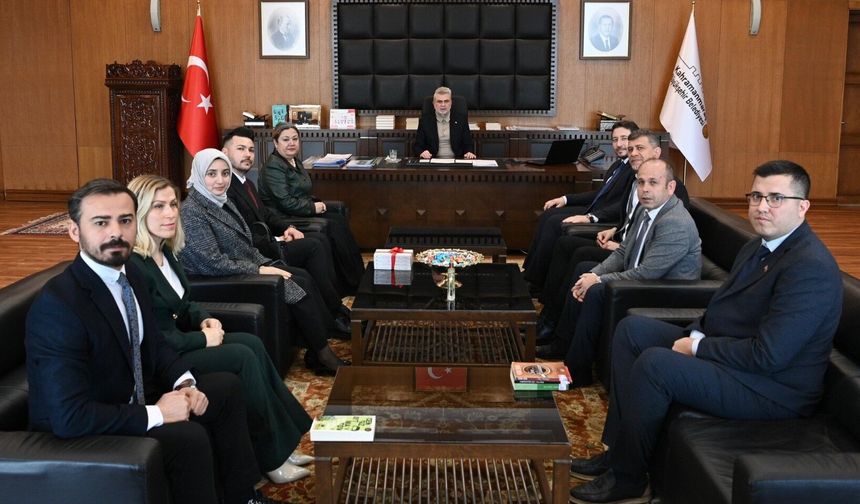 BAŞKAN GÖRGEL, KÜLTÜR HEYETİNİ AĞIRLADI