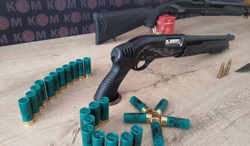 SİLAH OPERASYONU: 10 ŞÜPHELİYE GÖZALTI