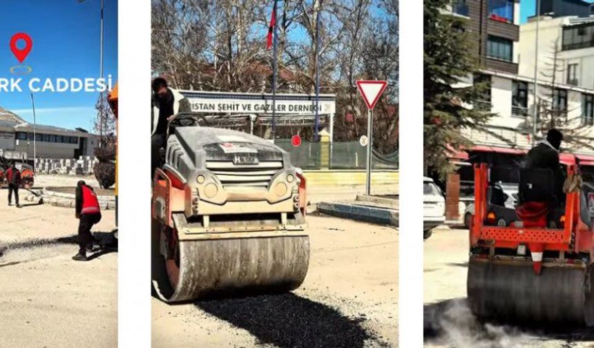 ELBİSTAN’DA ALTYAPI SONRASI BOZULAN YOLLARDA ÇALIŞMA