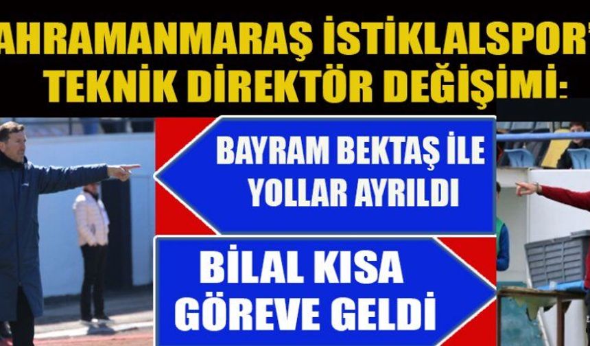 İSTİKLALSPOR’DA TEKNİK PATRON DEĞİŞTİ