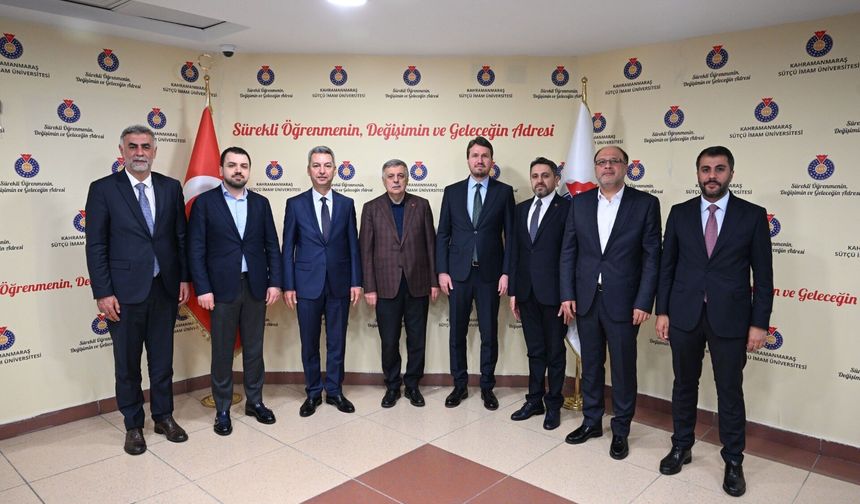 NEVZAT PAKDİL’DEN REKTÖR OKUMUŞ’A ZİYARET