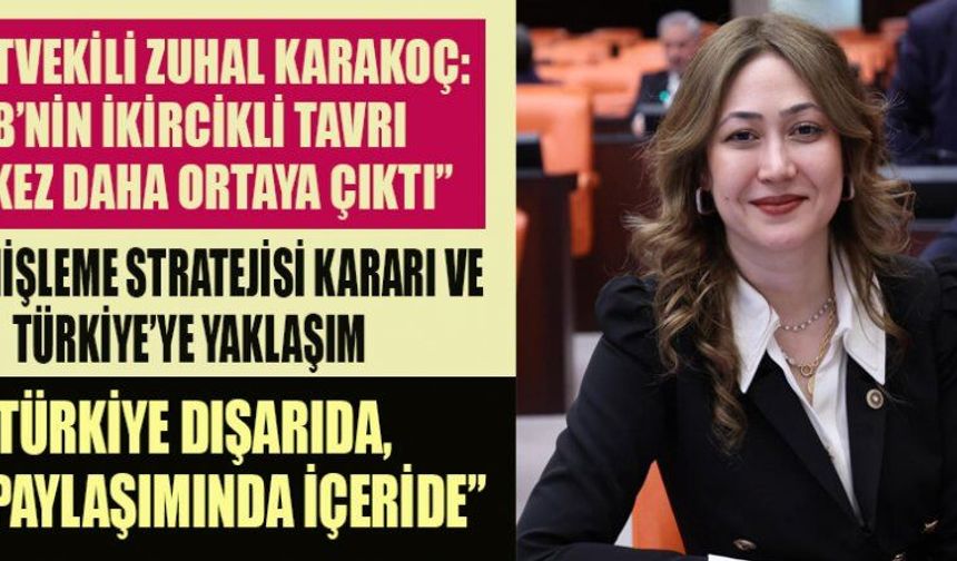AB’NİN TÜRKİYE’YE YÖNELİK YAKLAŞIMI ÇELİŞKİLERLE DOLU