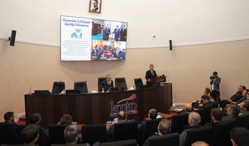 BAŞKAN BULUNTU; MARAŞ ÜRETMEYE DEVAM EDİYOR