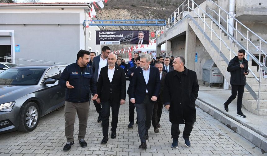 ÇAĞLAYANCERİT’İN BİYOLOJİK ATIKSU ARITMA TESİSİ HİZMETTE